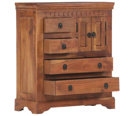 vidaXL Sideboard Brown Solid acacia wood Medium Sideboard Rectangular