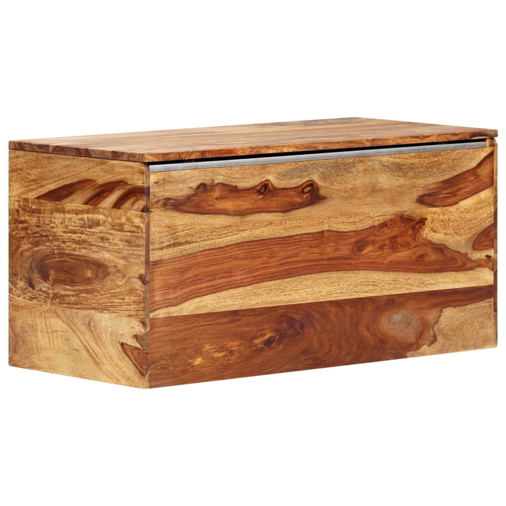 

vidaXL Opbergkist 80x40x40 cm massief sheeshamhout