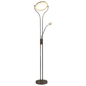 vidaXL p&otilde;randalamp, 18 W, h&otilde;bedane, 180 cm, h&auml;mardatav