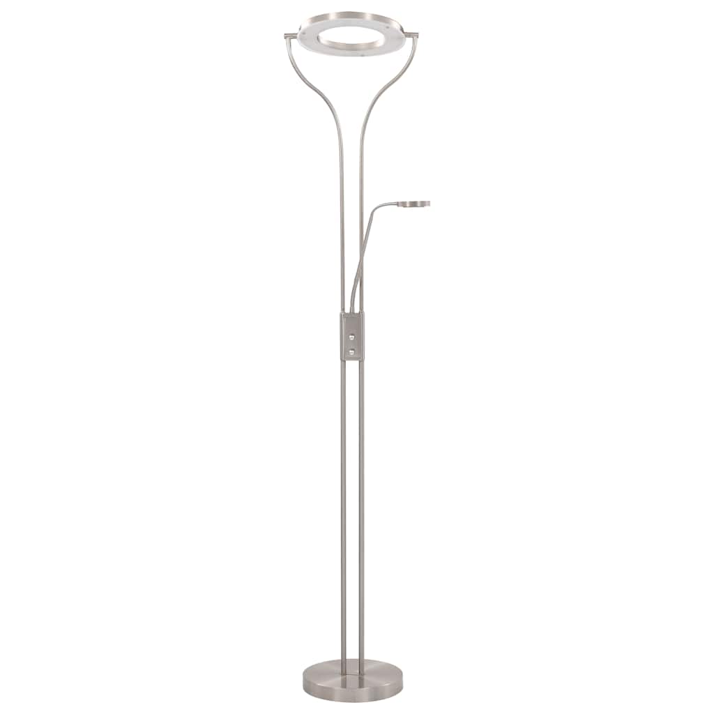 Thumbnail - vidaXL Stehlampe 18 W Silbern 180 cm Dimmbar