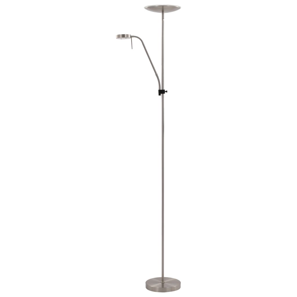 vidaXL Lamp staand 16 W 180 cm zilverkleurig