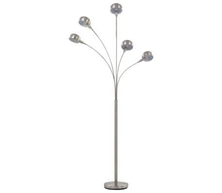 Shop vidaXL Stående lampe 200 cm 5 x E14 sølv | vidaXL.no Shop vidaXL Stående lampe 200 cm 5 x E14 sølv | vidaXL.no