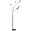  vidaXL ezüst állólámpa 200 cm 5 db E14 típusú foglalattal termék 2. képe