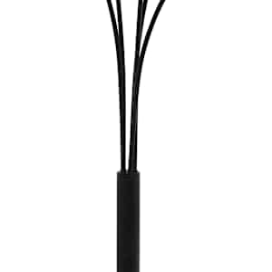 Stojací lampa 200 cm 5 x E14 černo-zlatá - obrázek 9