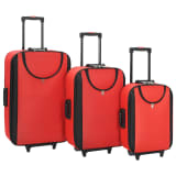 vidaXL Maletas blandas 3 piezas de tela oxford