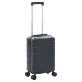 vidaXL Maleta trolley con ruedas rígida negra ABS