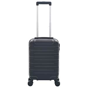 vidaXL Hartschalen-Trolley Schwarz ABS