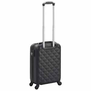 Skořepinový kufr na kolečkách černý ABS - obrázek 3