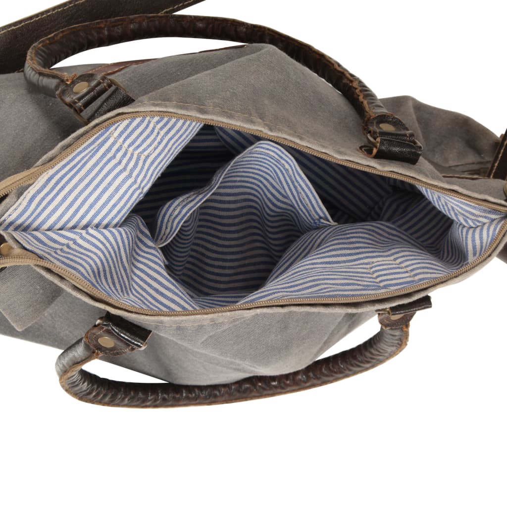 Csillag Kézitáska Sötétszürke 63 x 41 cm Vászon