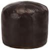 vidaXL tumba tumepruun 40 x 35 cm ehtne kitsenahk