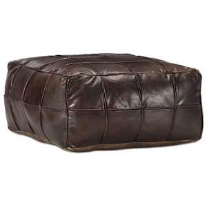 vidaXL tumba tumepruun 60 x 60 x 30 cm ehtne kitsenahk