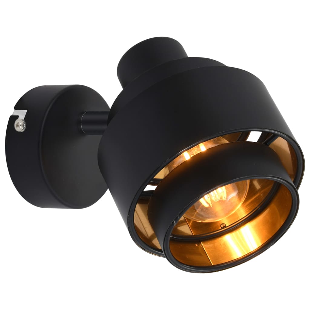 

vidaXL Spotlights 2 st E14 zwart