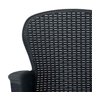 3dílný bistro set antracitový plastový ratanový vzhled - obrázek 5