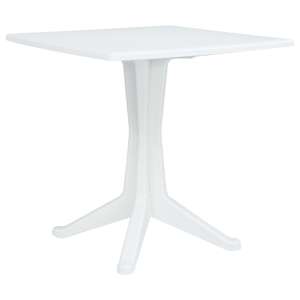 3dílný bistro set plast ratan bílý - obrázek 7