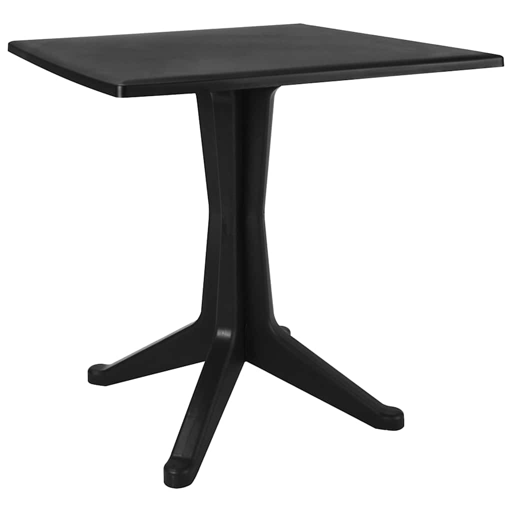 3dílný bistro set antracitový plastový - obrázek 7