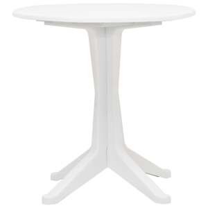 3dílný bistro set plast ratan bílý - obrázek 7