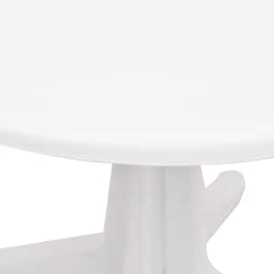 3dílný bistro set plast ratan bílý - obrázek 9
