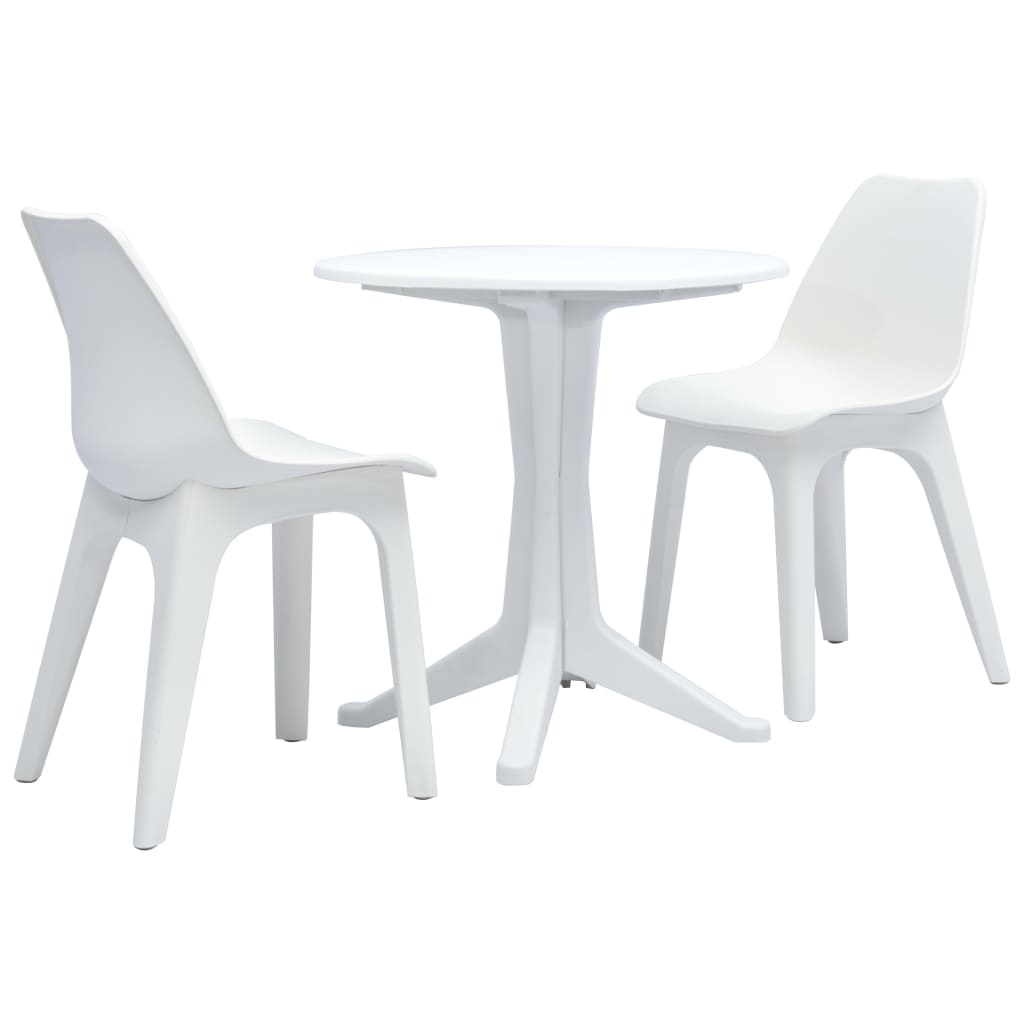Sillón de jardín plegable jardin aruba plástico blanco