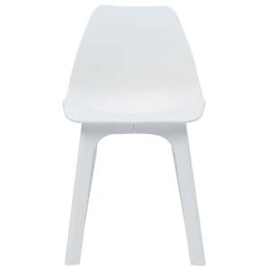 3dílný bistro set plastový bílý - obrázek 3