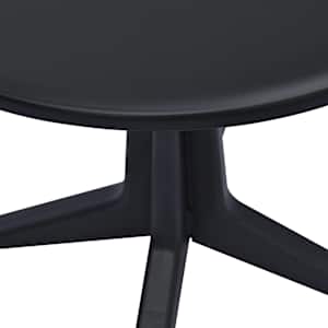 3dílný bistro set plast ratan antracitový - obrázek 9