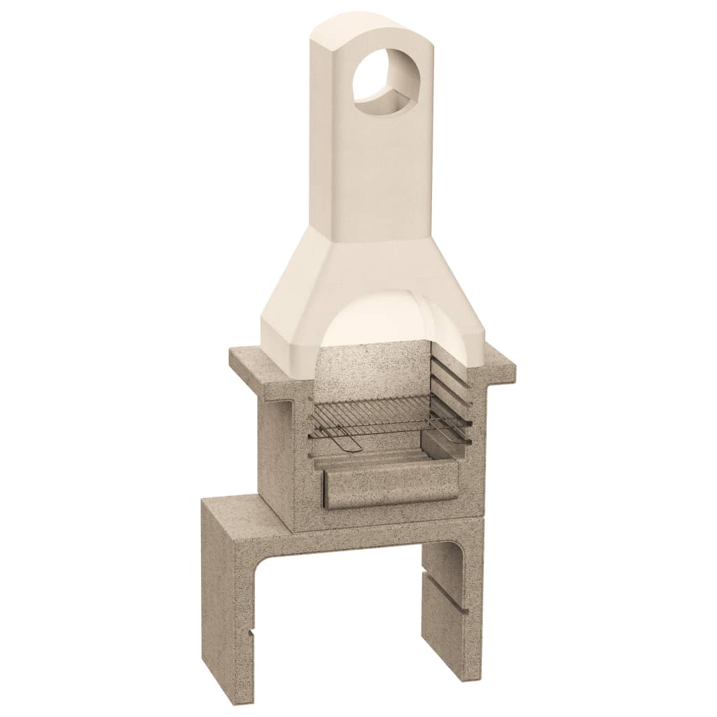 Barbecue Fisso In Muratura Con Canna Fumaria VidaXL 15 width=274