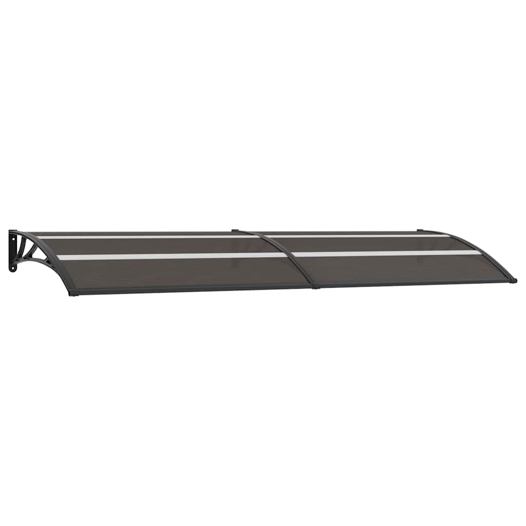 

vidaXL Door Canopy Black 118.1"x31.5" PC