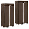 vidaXL riidekapid 2 tk pruun 75 x 50 x 160 cm