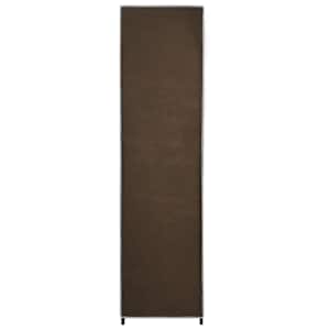 Šatní skříň se 4 přihrádkami hnědá 175 x 45 x 170 cm - obrázek 6