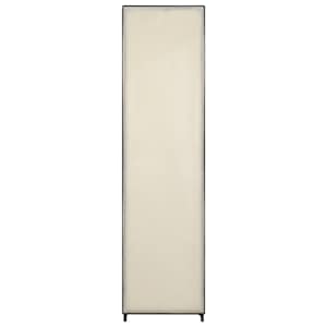 Šatní skříň se 4 přihrádkami krémová 175 x 45 x 170 cm - obrázek 6