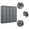 vidaXL garderoob 4 sektsiooniga, hall 175 x 45 x 170 cm