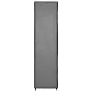 Šatní skříň se 4 přihrádkami šedá 175 x 45 x 170 cm - obrázek 6
