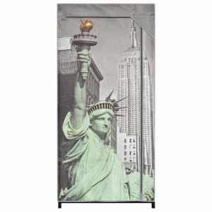 Šatní skříň New York 75 x 45 x 160 cm textil - obrázek 3
