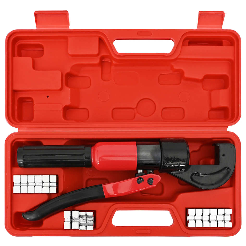 vidaXL Hydraulické lisovací kleště 4–6–8–10–16–25–35–70 mm²