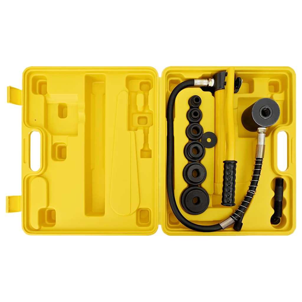 vidaXL Sada hydraulického děrovače 22–60 mm