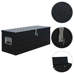Hliníkový box 1085 x 370 x 400 mm černý