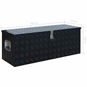 Hliníkový box 1085 x 370 x 400 mm černý - obrázek 8
