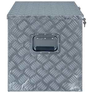 Hliníkový box 610 x 430 x 455 mm stříbrný - obrázek 3
