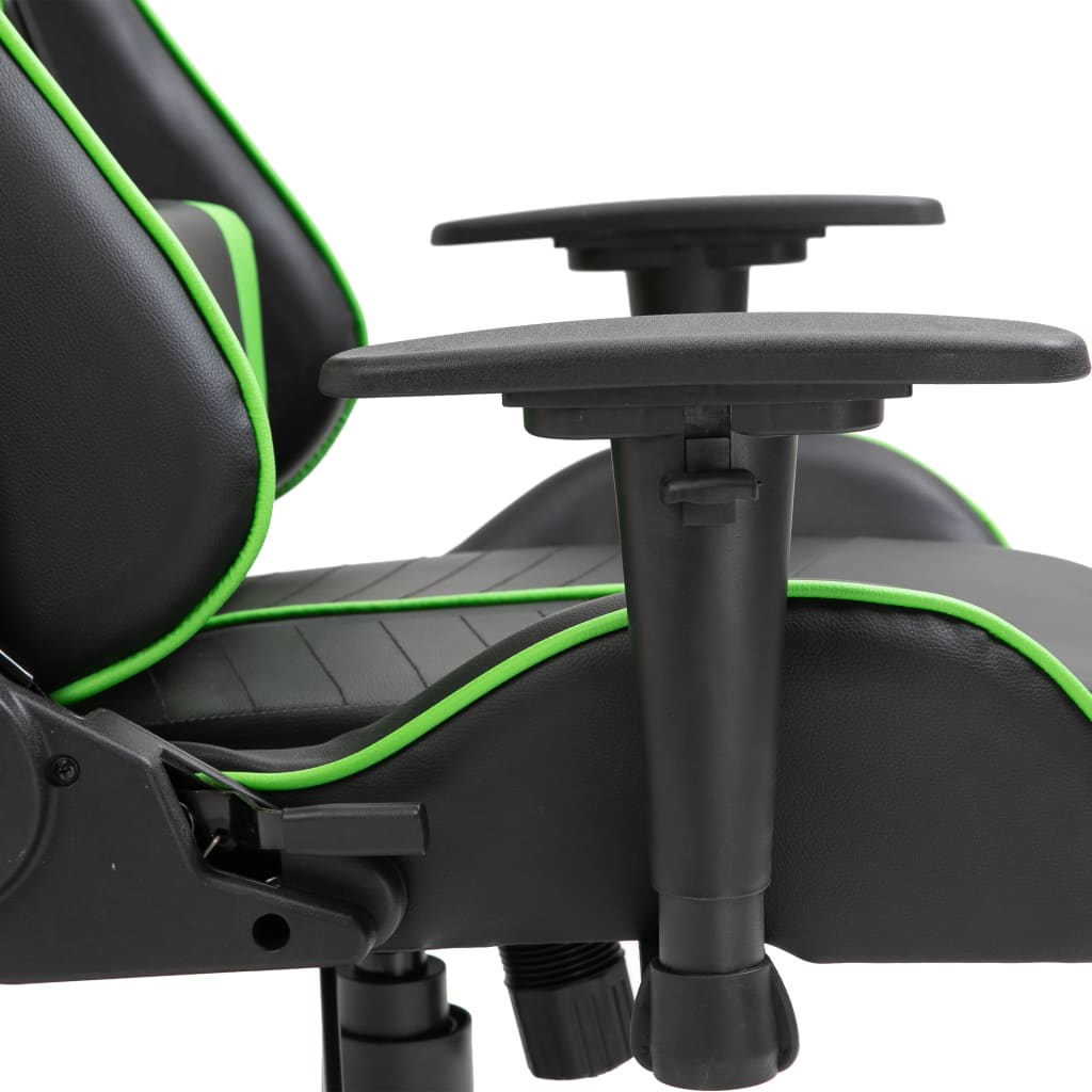 Prečunoliktava - Tev un tavai dzīvei - datorspēļu krēsls, zaļa mākslīgā āda