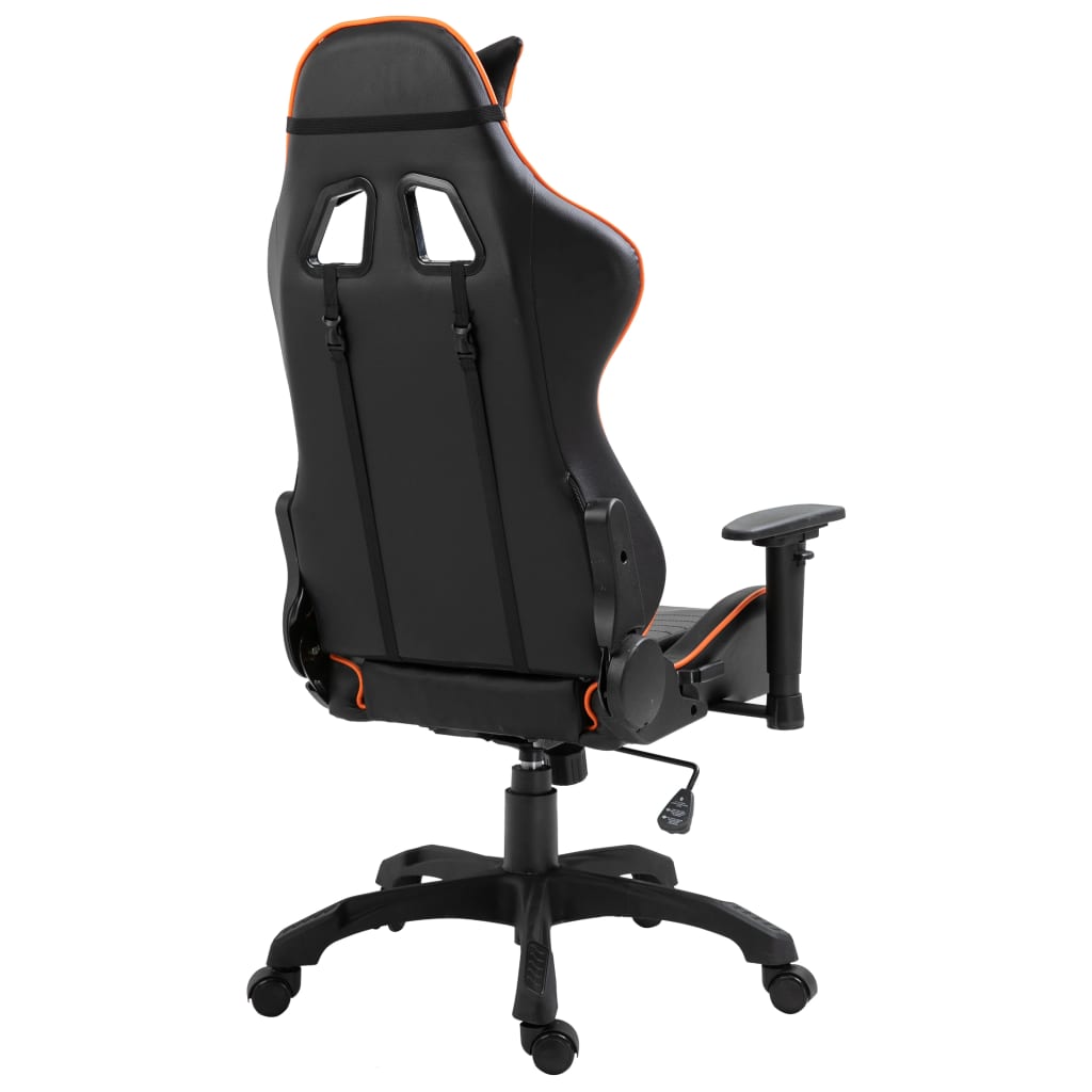 Narancssárga műbőr gamer szék 