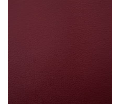 vidaXL Chaise de salle à manger 2 pcs Rouge bordeaux Similicuir vidaXL Chaise de salle à manger 2 pcs Rouge bordeaux Similicuir