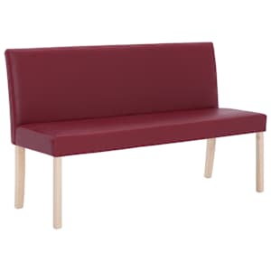 vidaXL pink 139,5 cm, veinipunane, kunstnahk