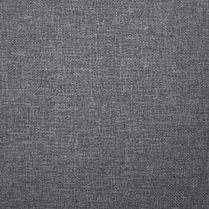 Lavice 139,5 cm světle šedá polyester - obrázek 7