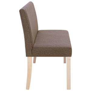 Lavice 139,5 cm hnědá polyester - obrázek 4