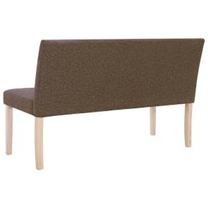 Lavice 139,5 cm hnědá polyester - obrázek 5