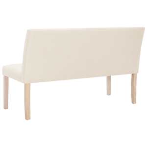 Lavice 139,5 cm krémová polyester - obrázek 5