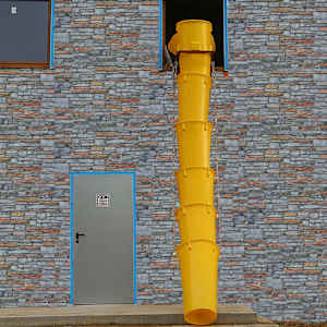 vidaXL Set Tubi Scarico Macerie 7 pz 6 m