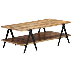vidaXL kohvilaud 115 x 60 x 40 cm, tugevast mangopuust