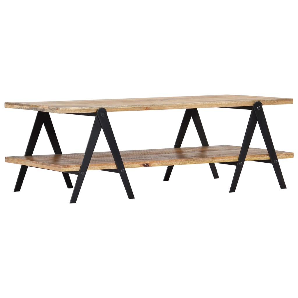 vidaXL Salontafel 115x60x40 cm massief mangohout