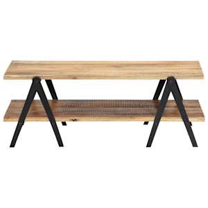 Konferenční stolek 115 x 60 x 40 cm masivní mangovník - obrázek 3
