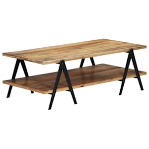 Konferenční stolek 115 x 60 x 40 cm masivní mangovník - obrázek 8